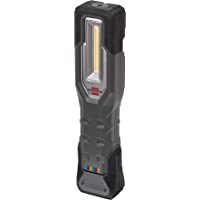 Brennenstuhl 1175570 Linterna portátil HL AT con batería Recargable (700 + 120 LM- lámpara LED COB de Trabajo e…
